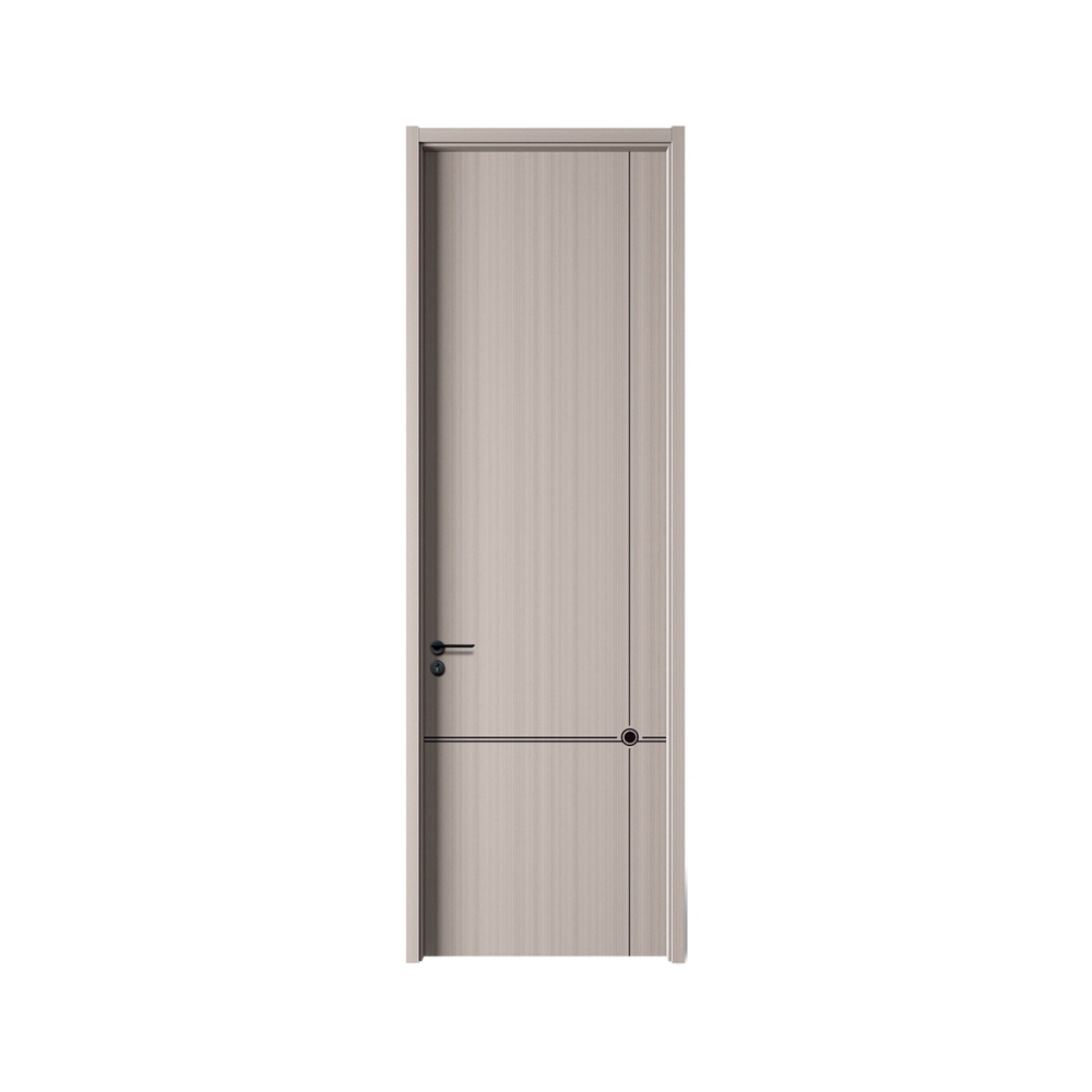 無漆木門M-893冰雪銀絲